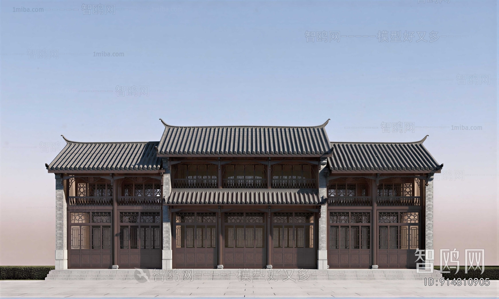 Chinese Style Ancient Architectural Buildings