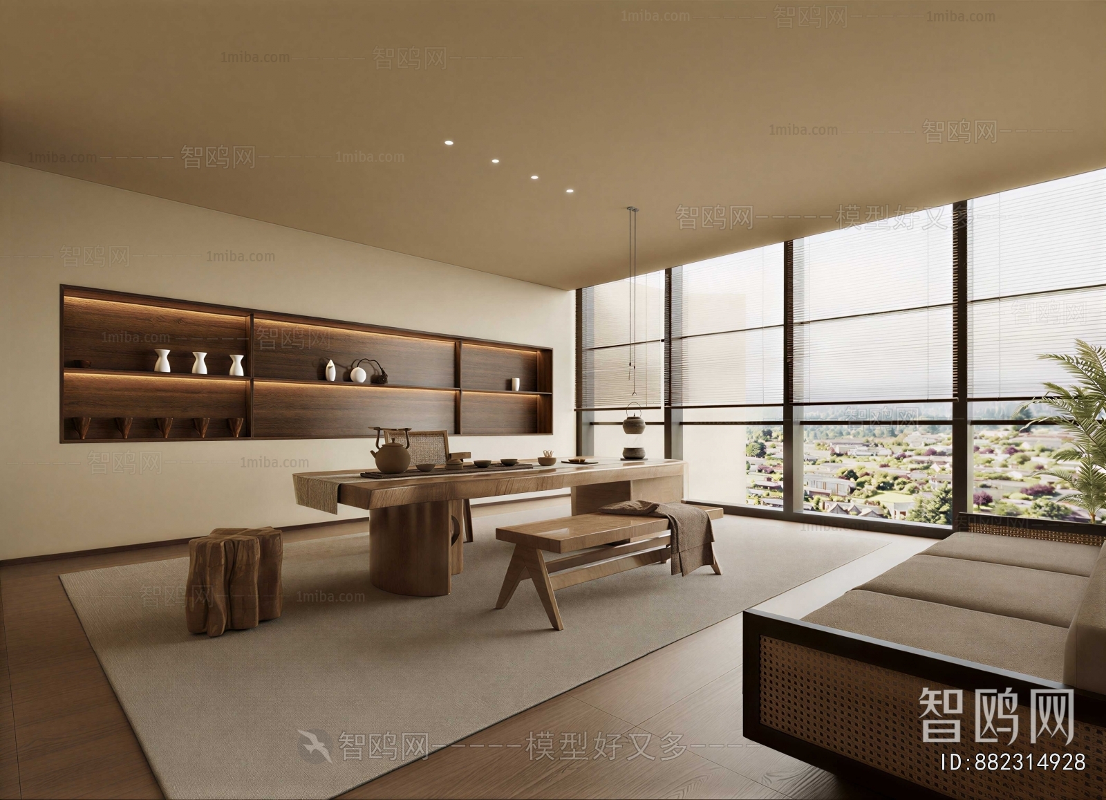 Wabi-sabi Style Tea House
