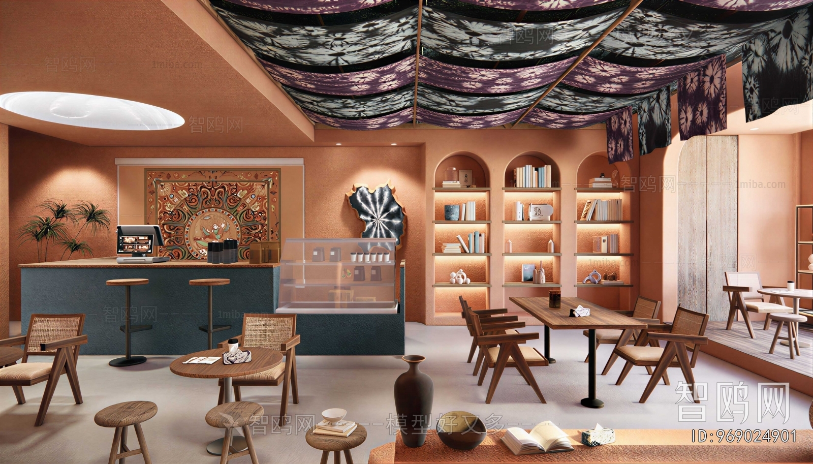 Wabi-sabi Style Dining Room