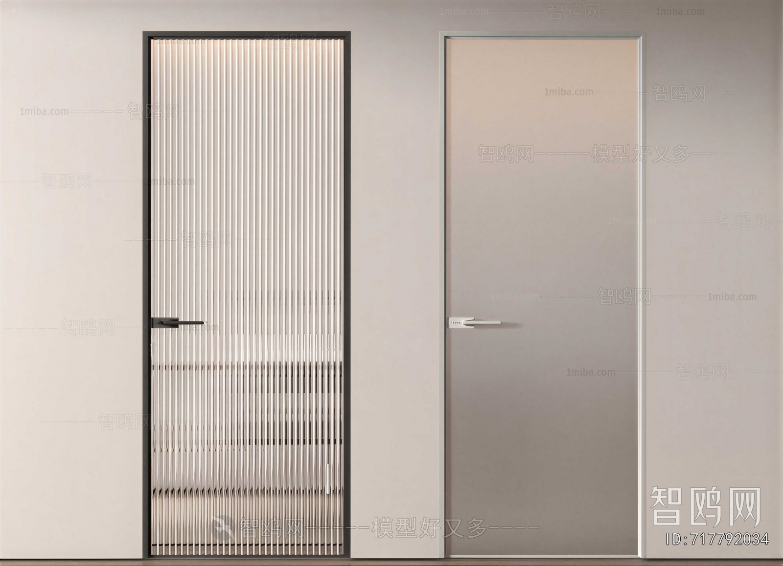 Modern Single Door