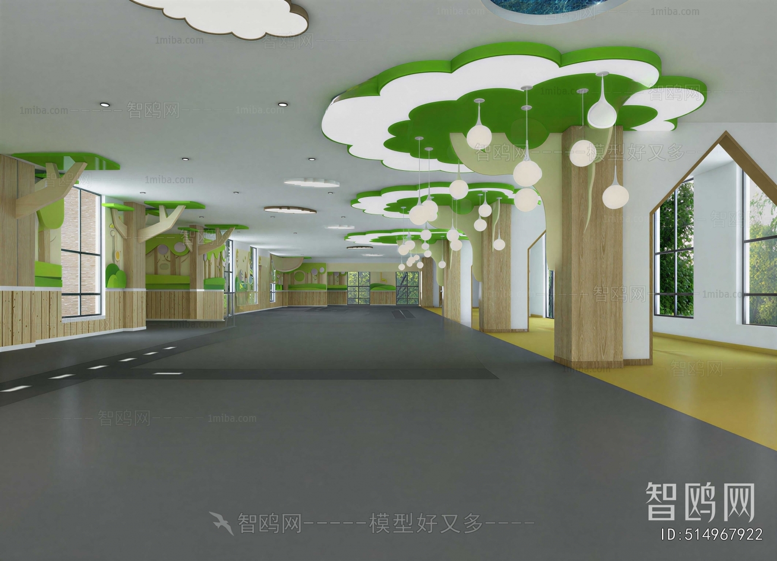 Modern Kindergarten Hall