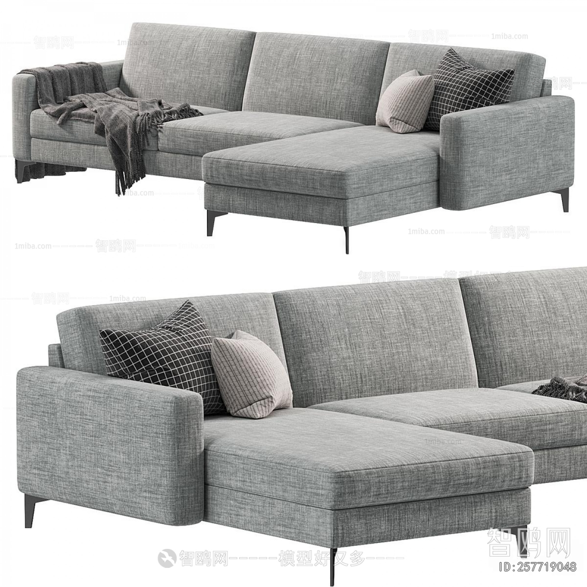 Modern Three-seat Sofa