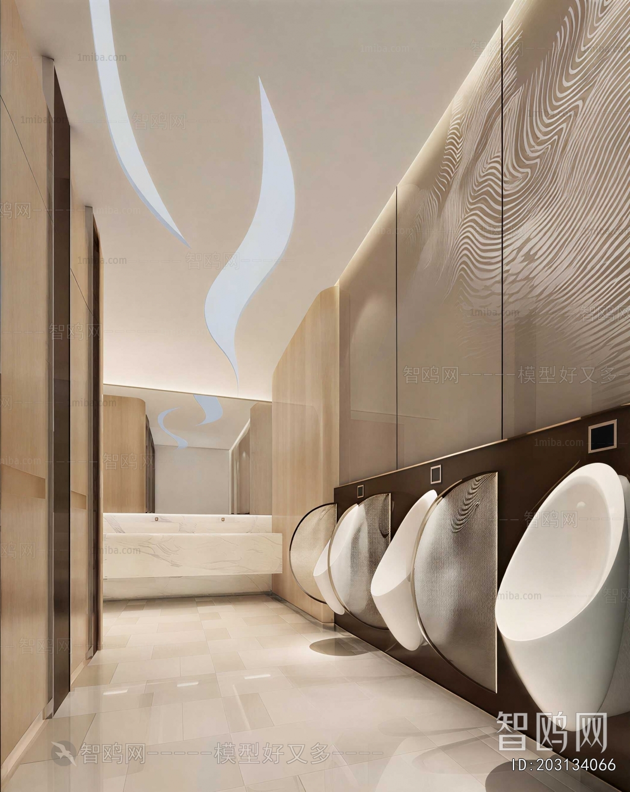 Modern Public Toilet