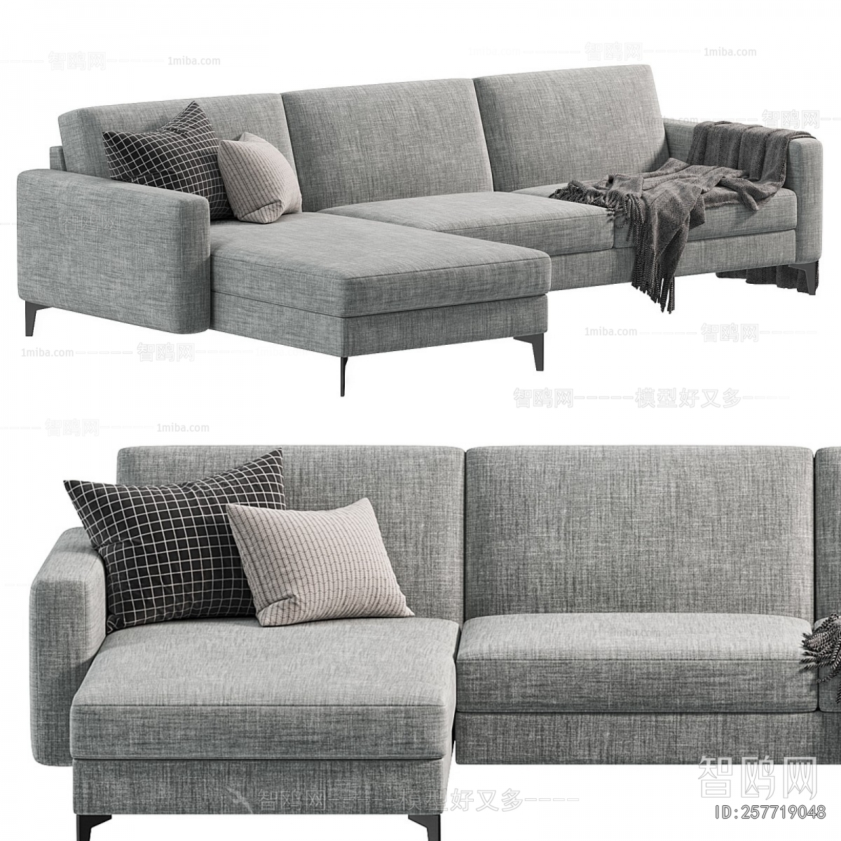 Modern Three-seat Sofa