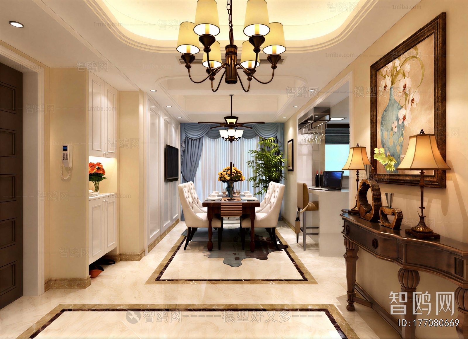 European Style Dining Room