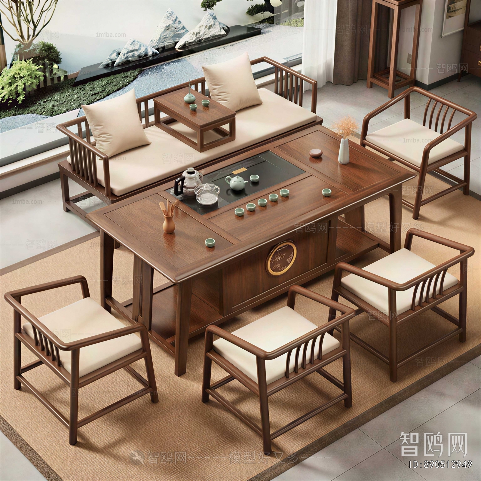 New Chinese Style Tea Tables And Chairs
