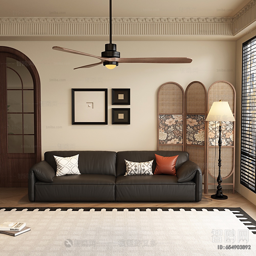 Modern Three-seat Sofa