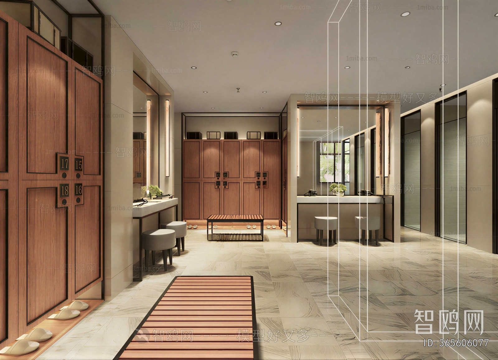 Modern Changing Room