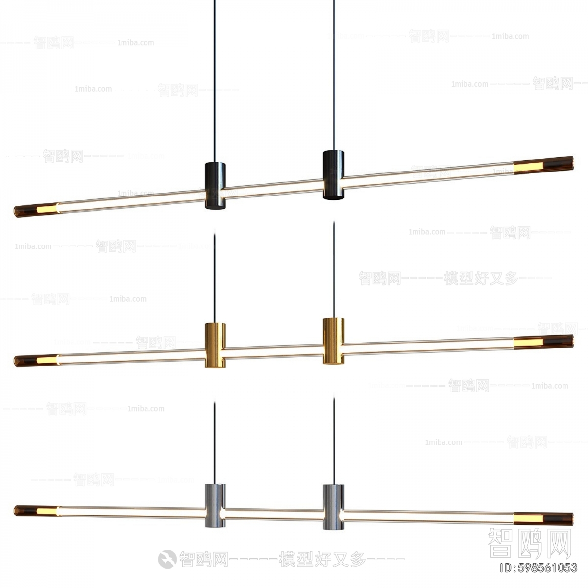 Modern Long Chandelier