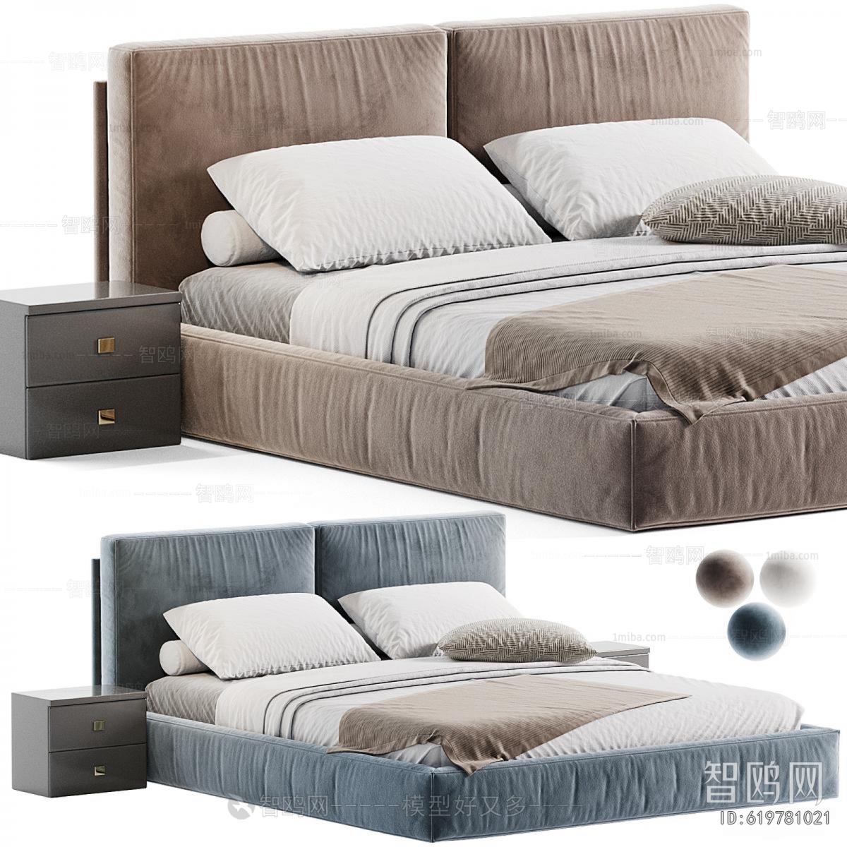 Modern Double Bed