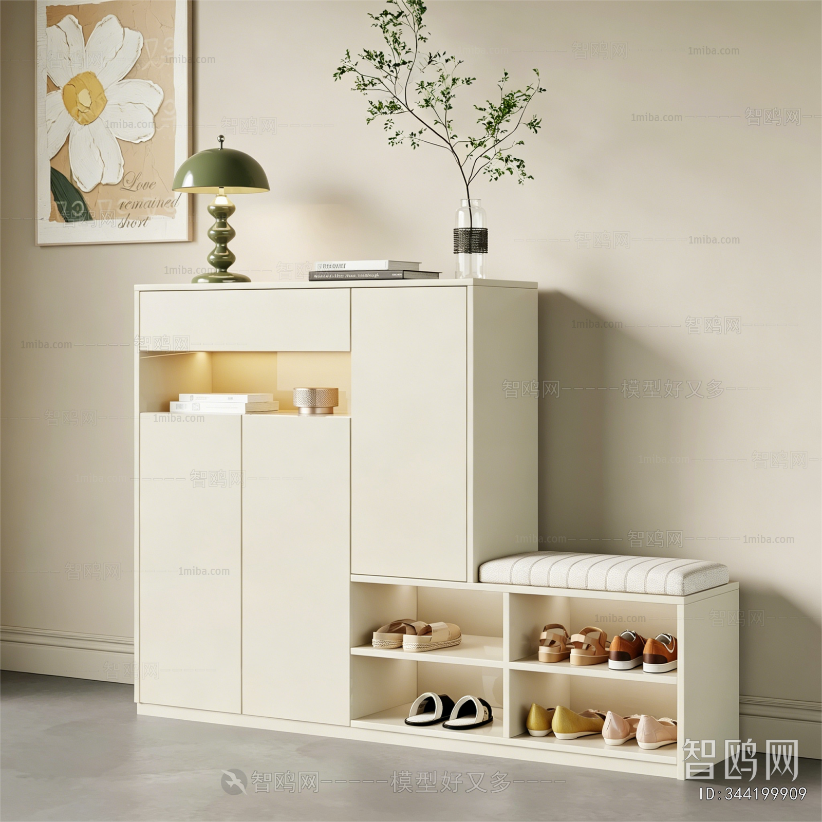 Modern Shoe Cabinet