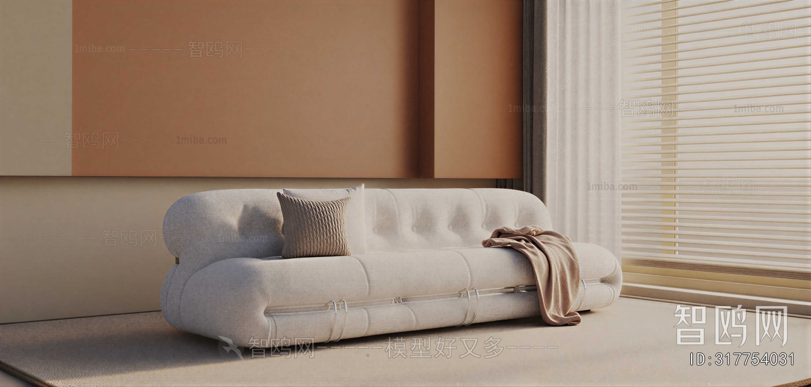 Modern Three-seat Sofa