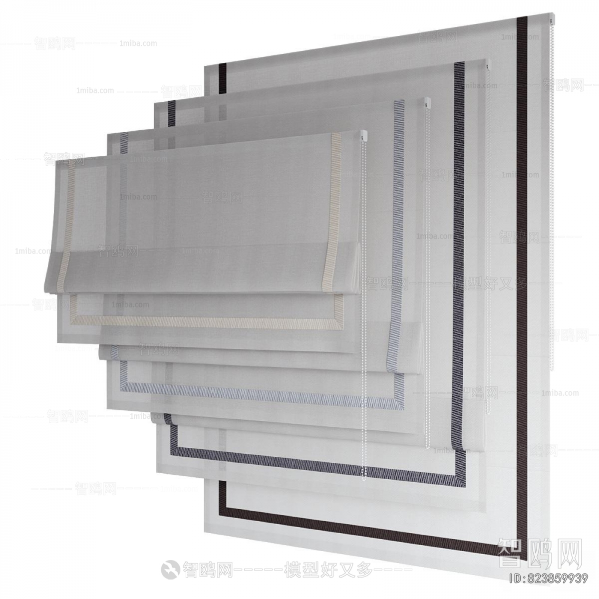 Modern Roman Curtain