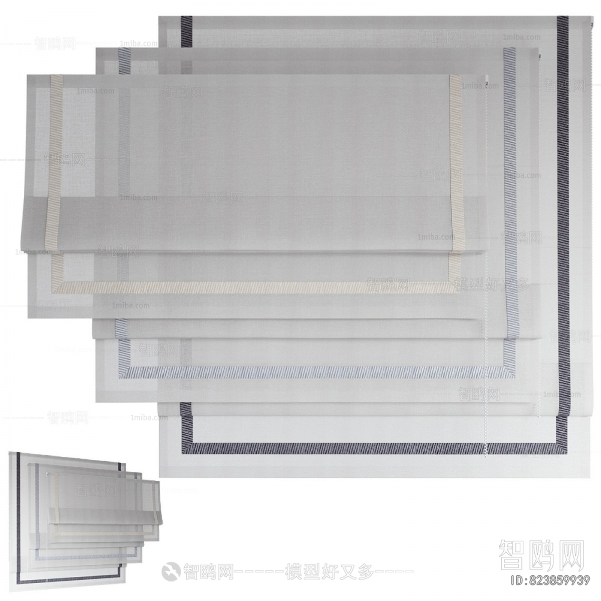 Modern Roman Curtain