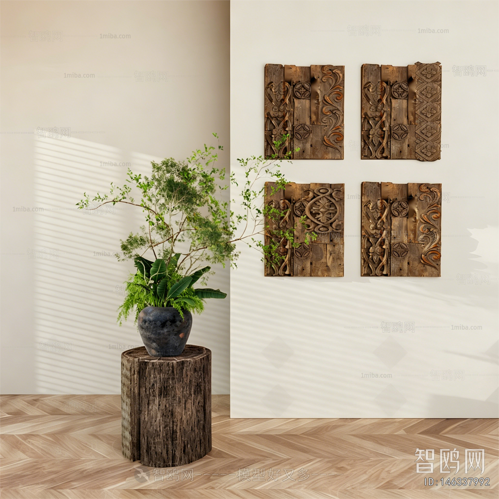 Wabi-sabi Style Wall Decoration
