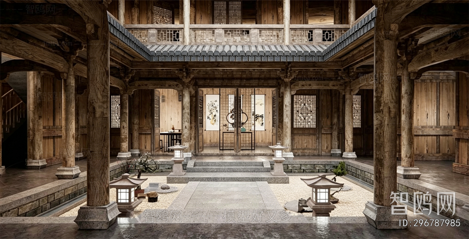 Chinese Style Ancient Architectural Buildings