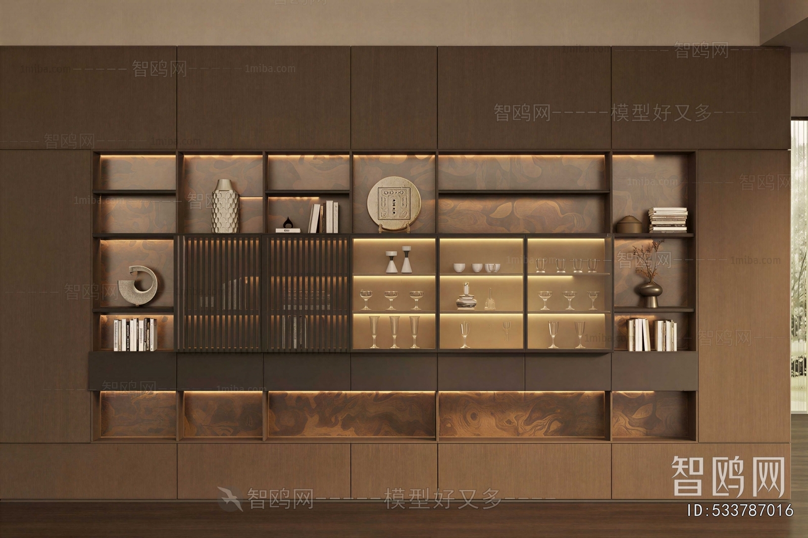 New Chinese Style Bookcase