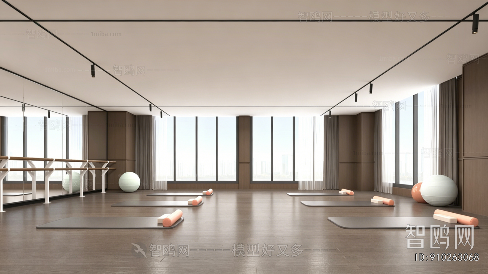 Modern Yoga Room