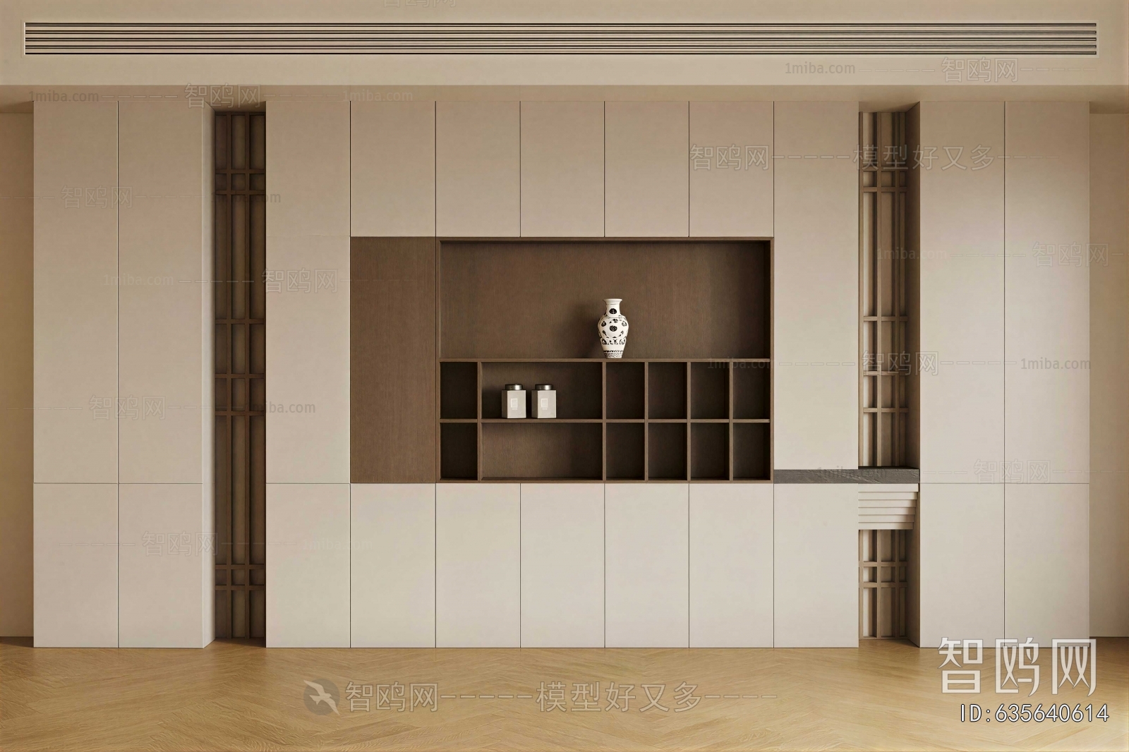 New Chinese Style Decorative Cabinet
