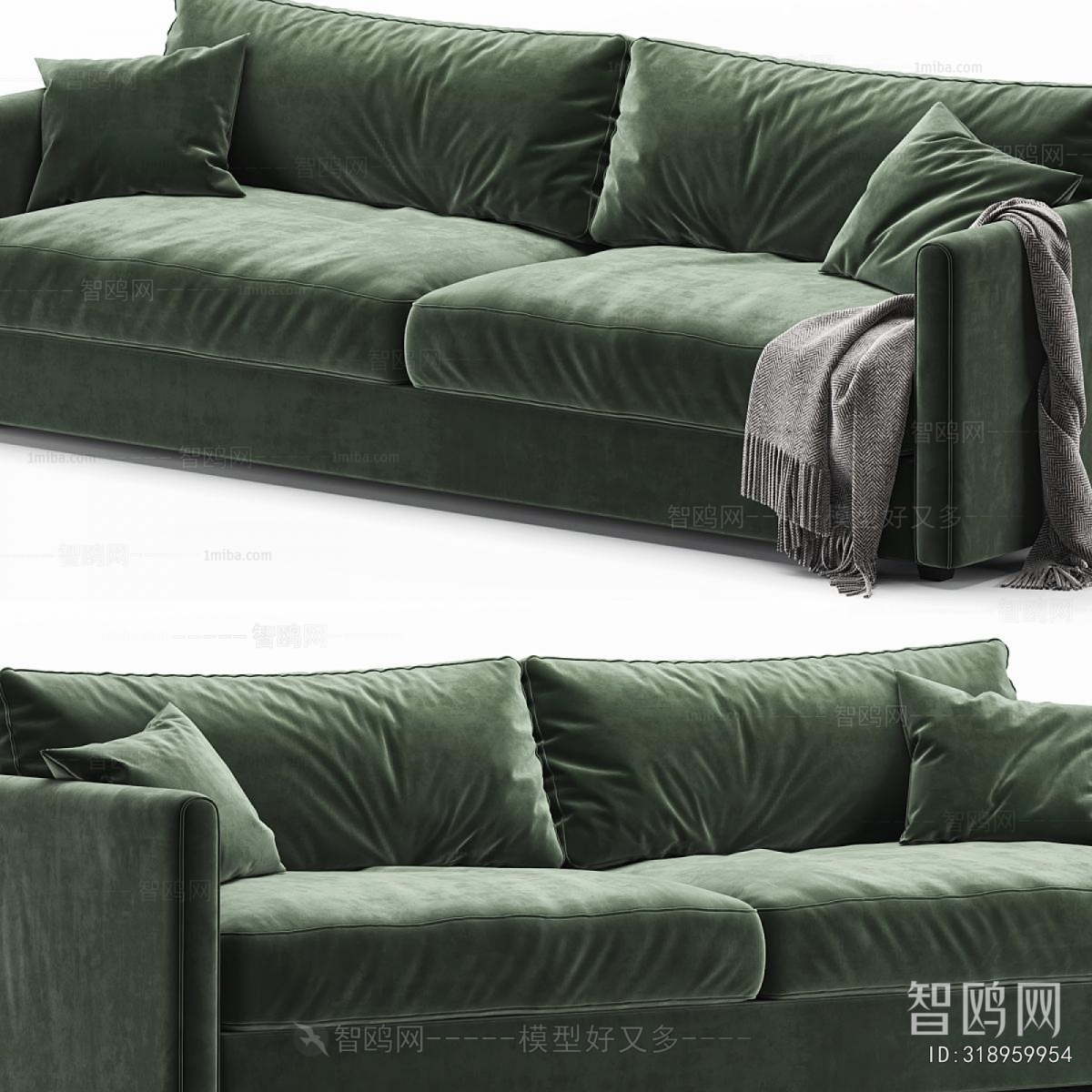 Modern Three-seat Sofa