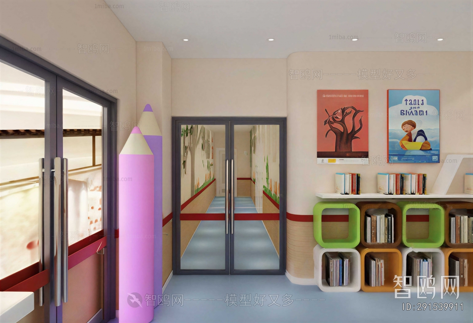 Modern Kindergarten Hall