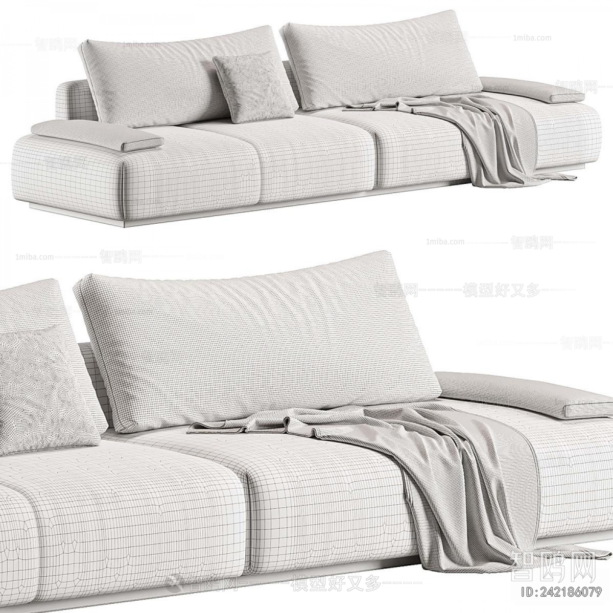Modern Three-seat Sofa