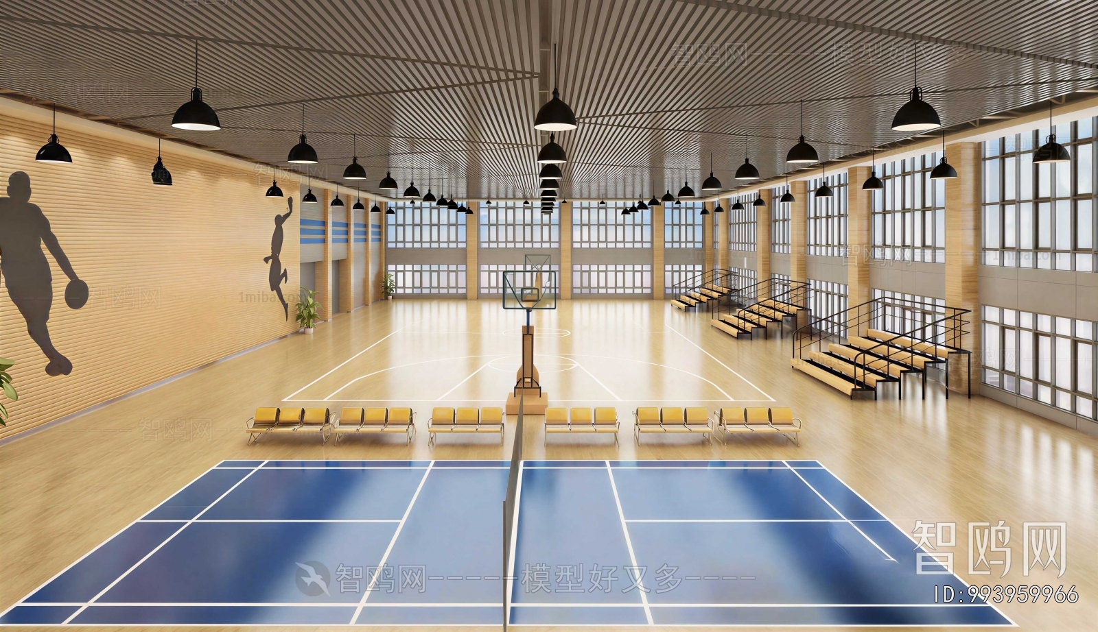 Modern Indoor Stadium