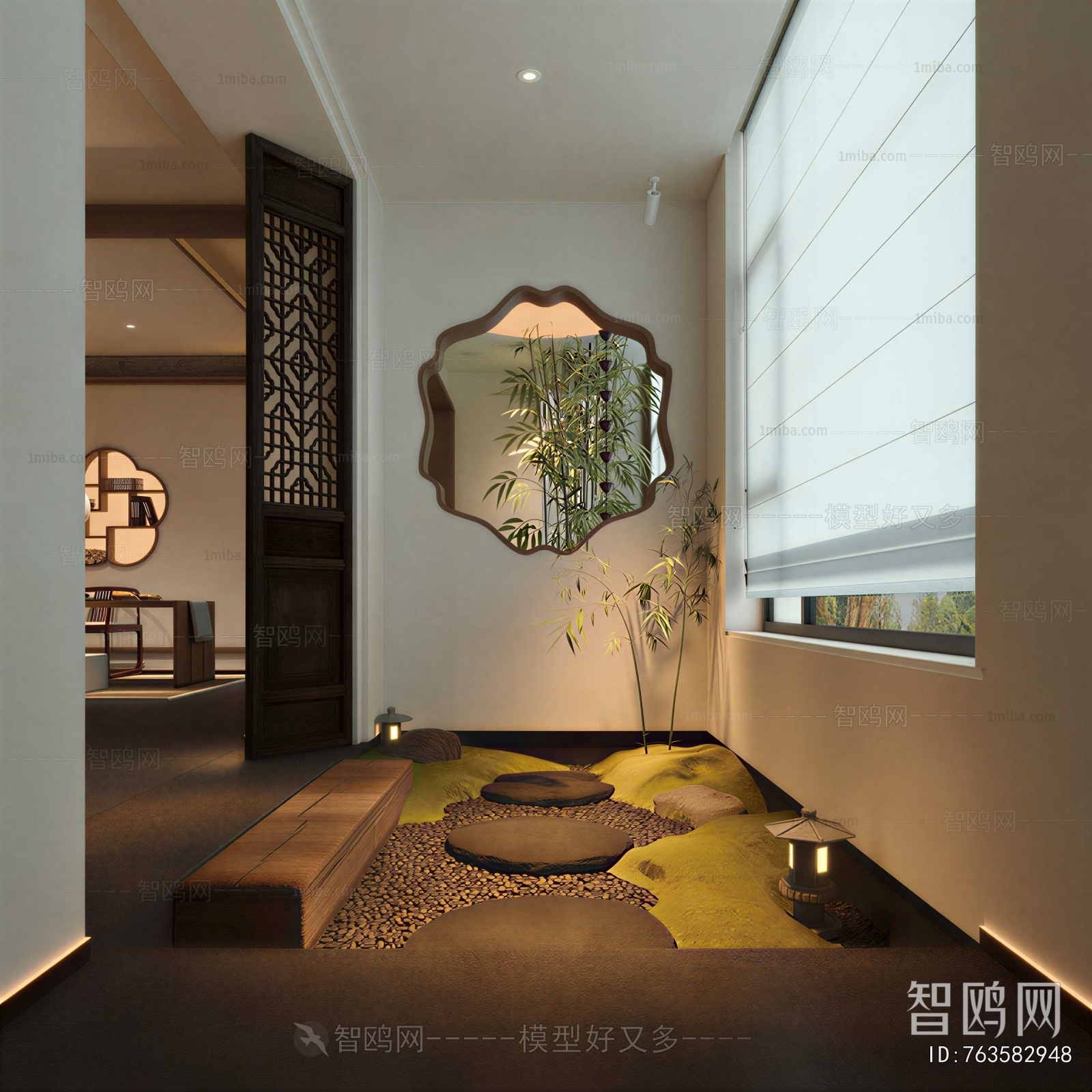 New Chinese Style Hallway