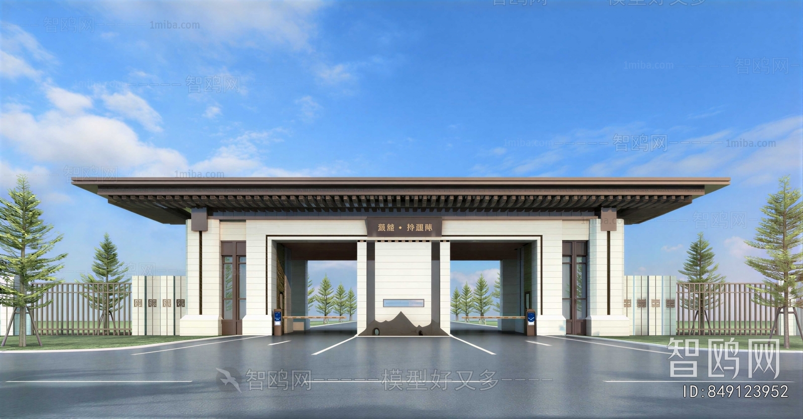 New Chinese Style Facade Element
