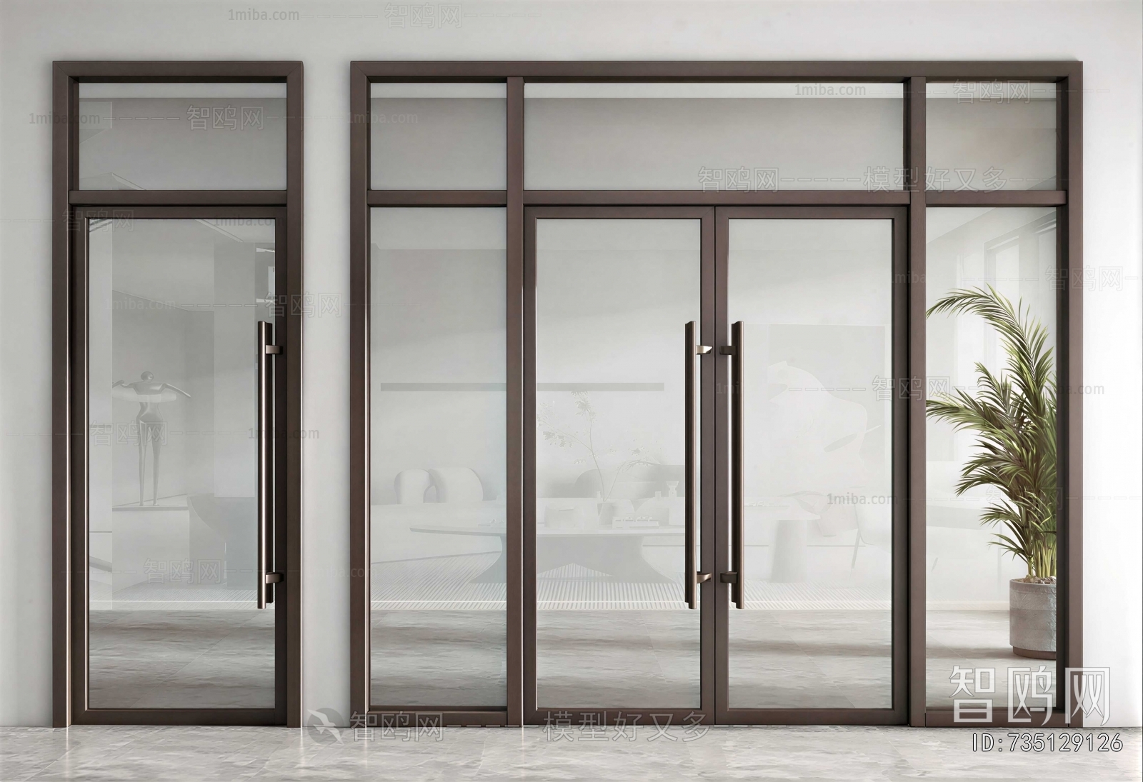 Modern Double Door