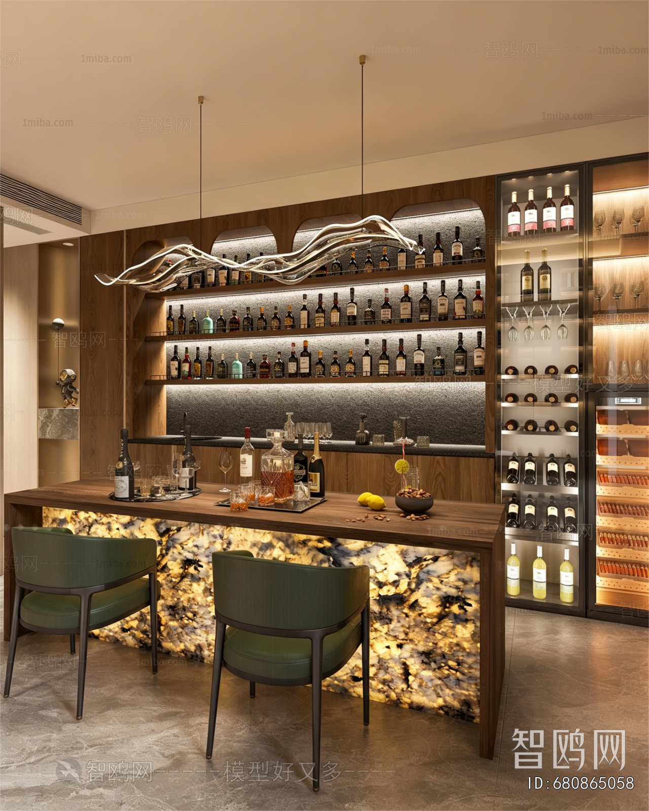 Modern Counter Bar