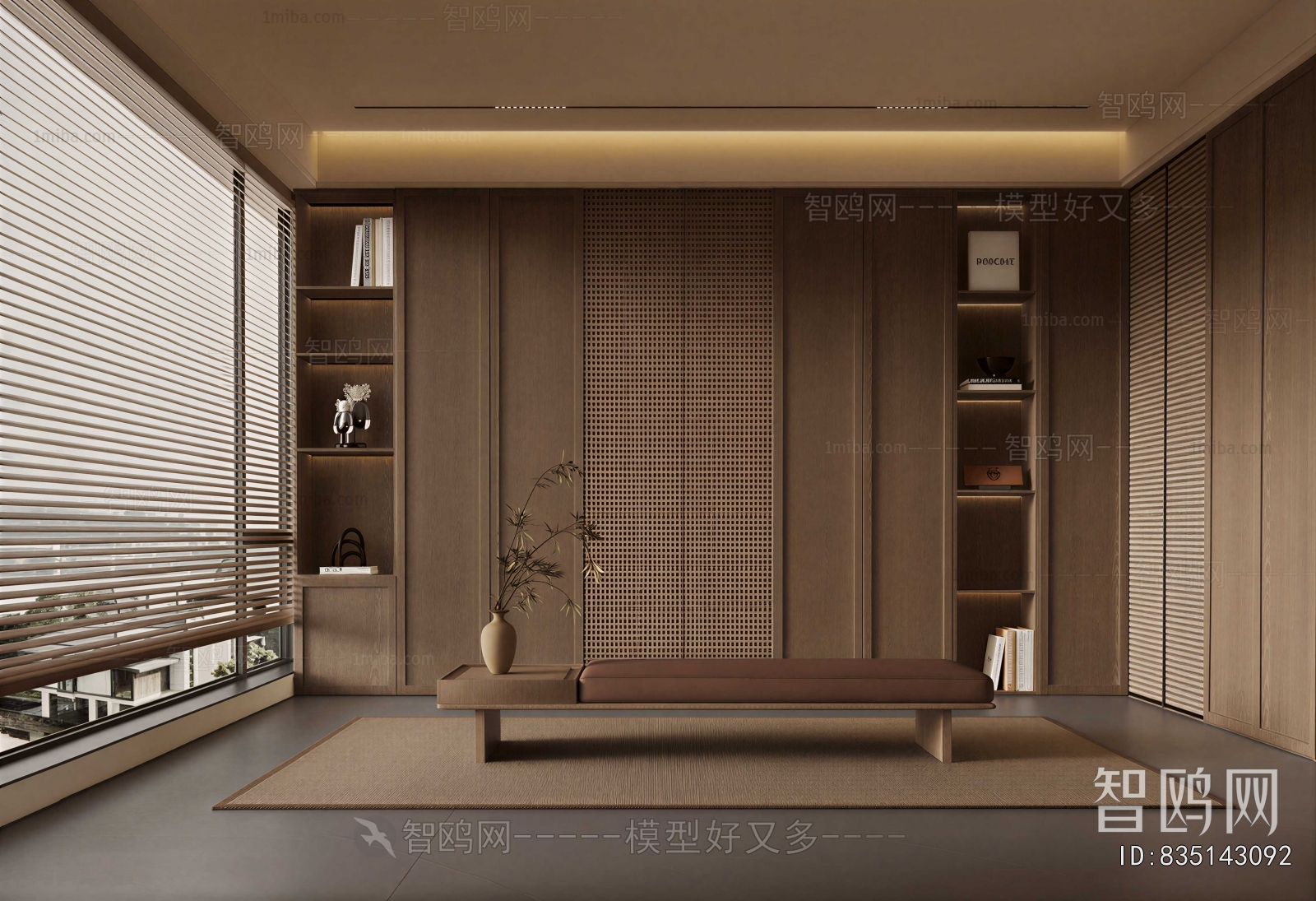 New Chinese Style Clothes Storage Area
