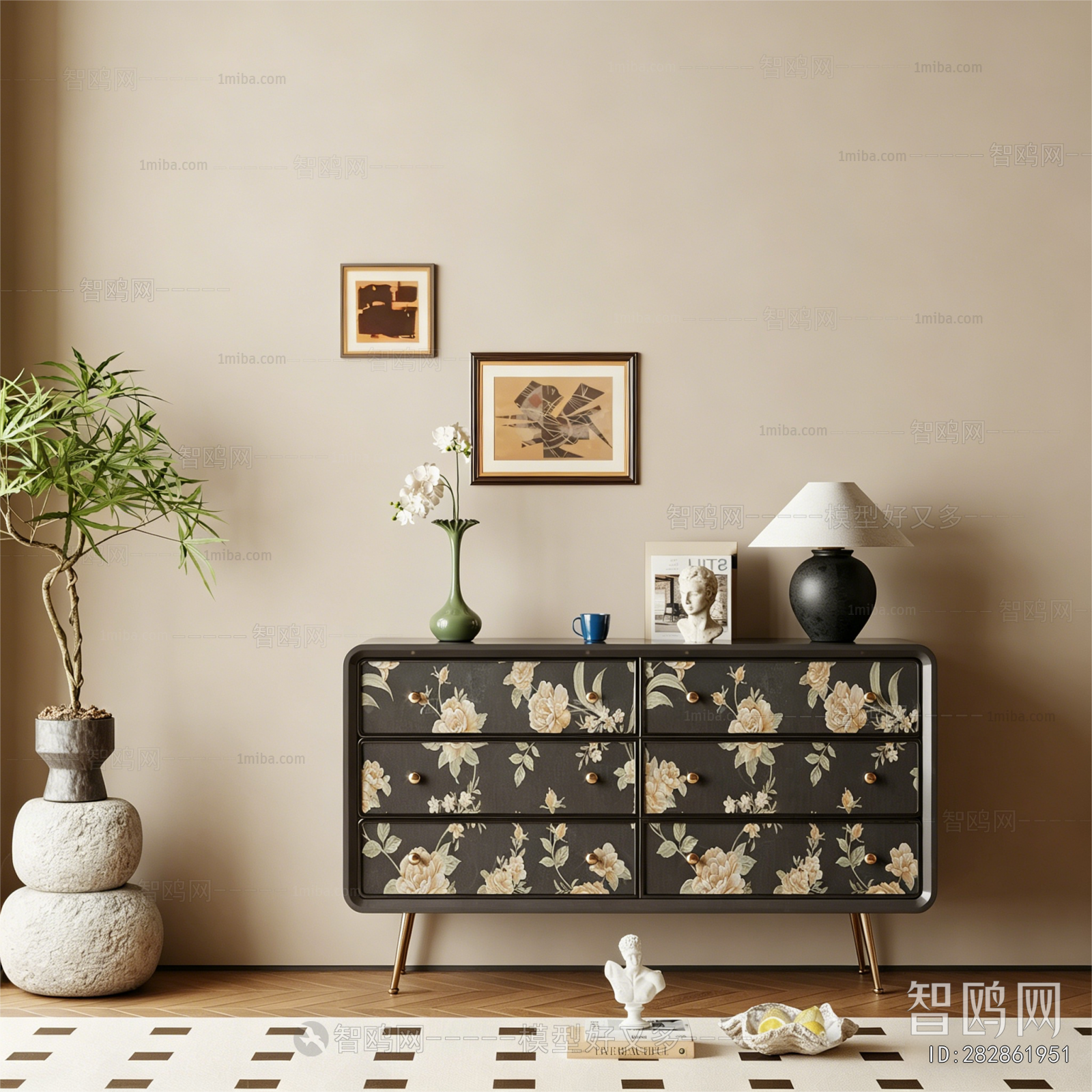 Modern Entrance Cabinet