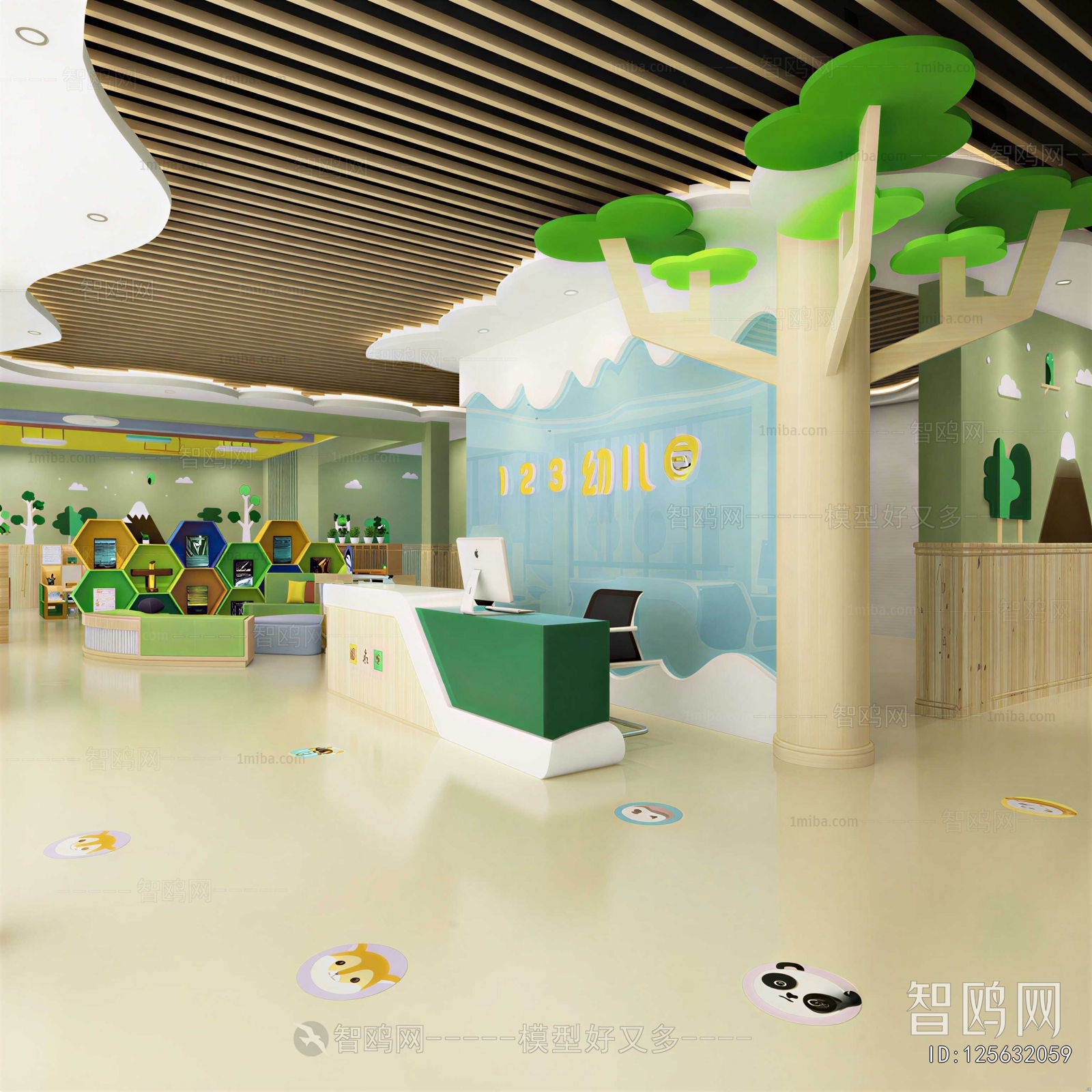 Modern Kindergarten Hall