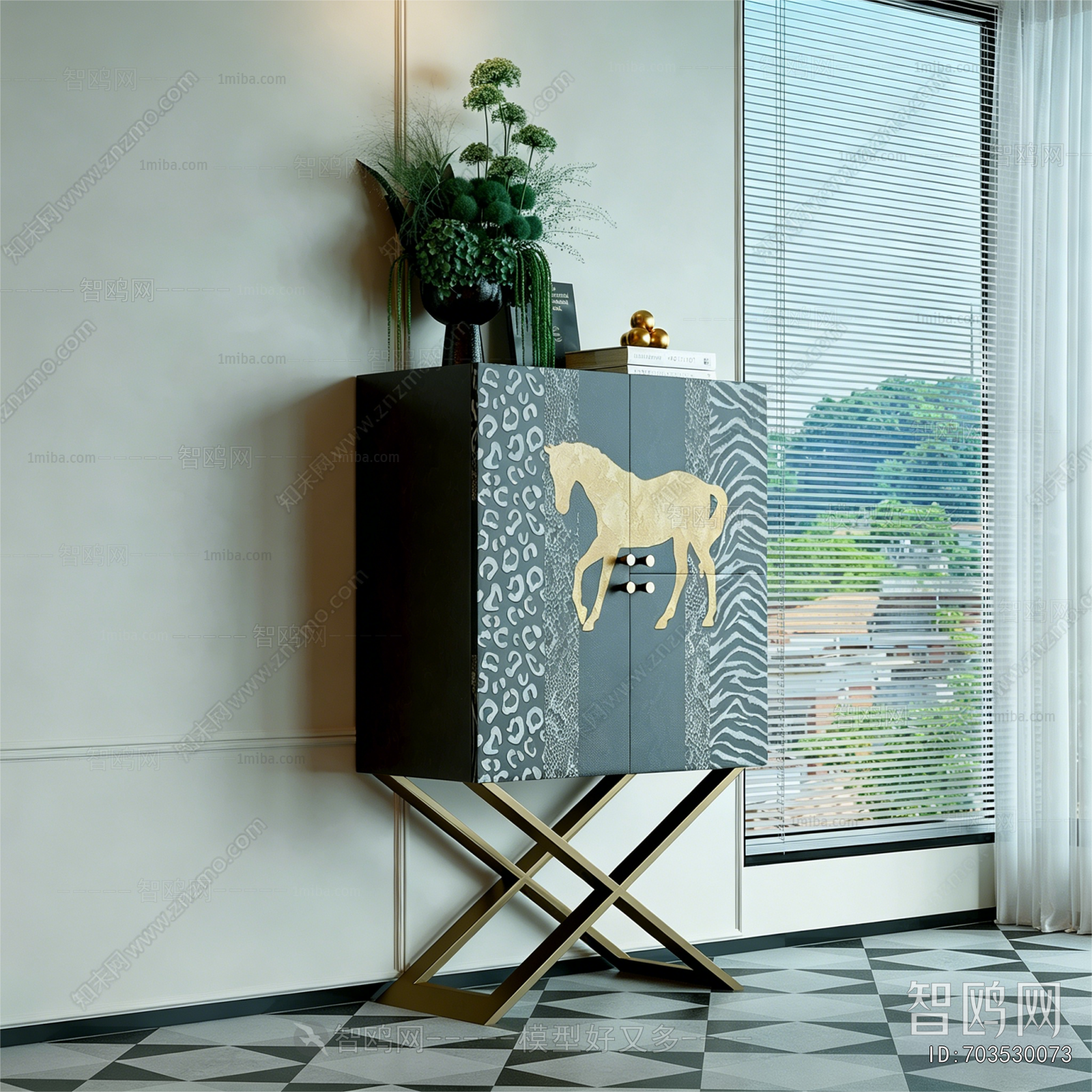 Modern Entrance Cabinet