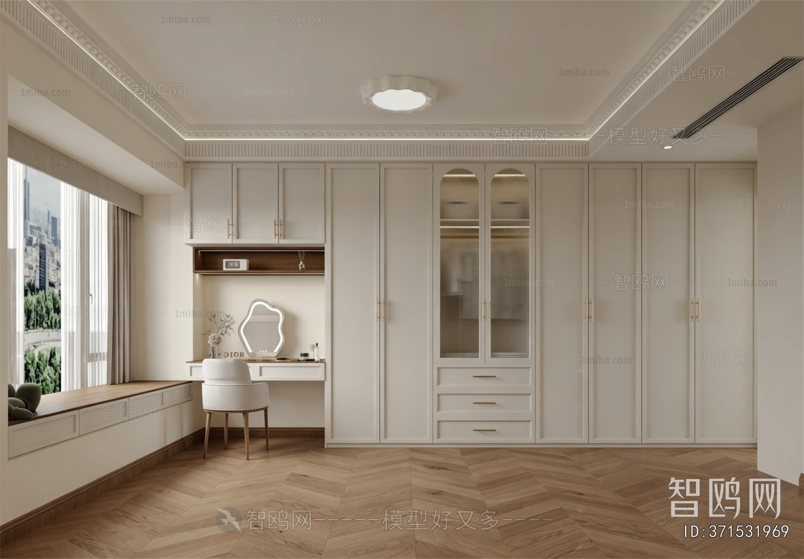 Modern Clothes Storage Area