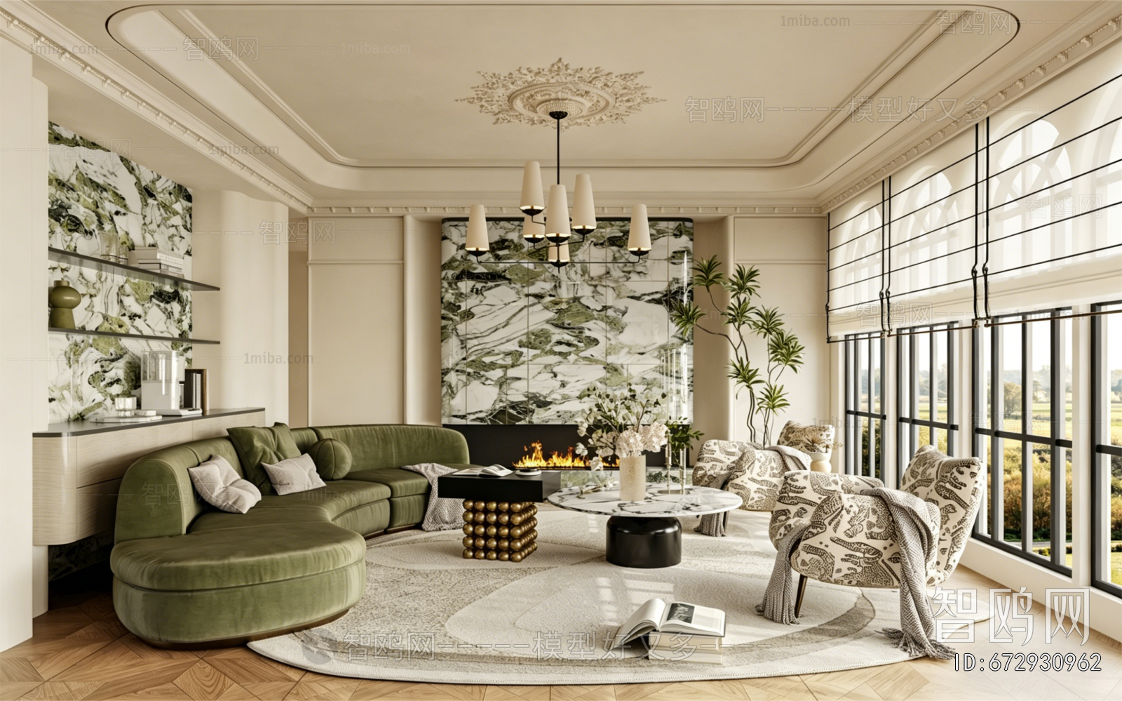 French Style A Living Room