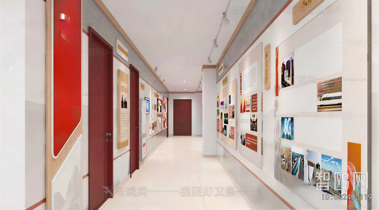 Modern Corridor/elevator Hall