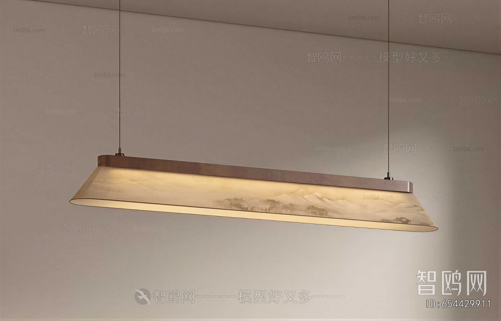Modern Long Chandelier
