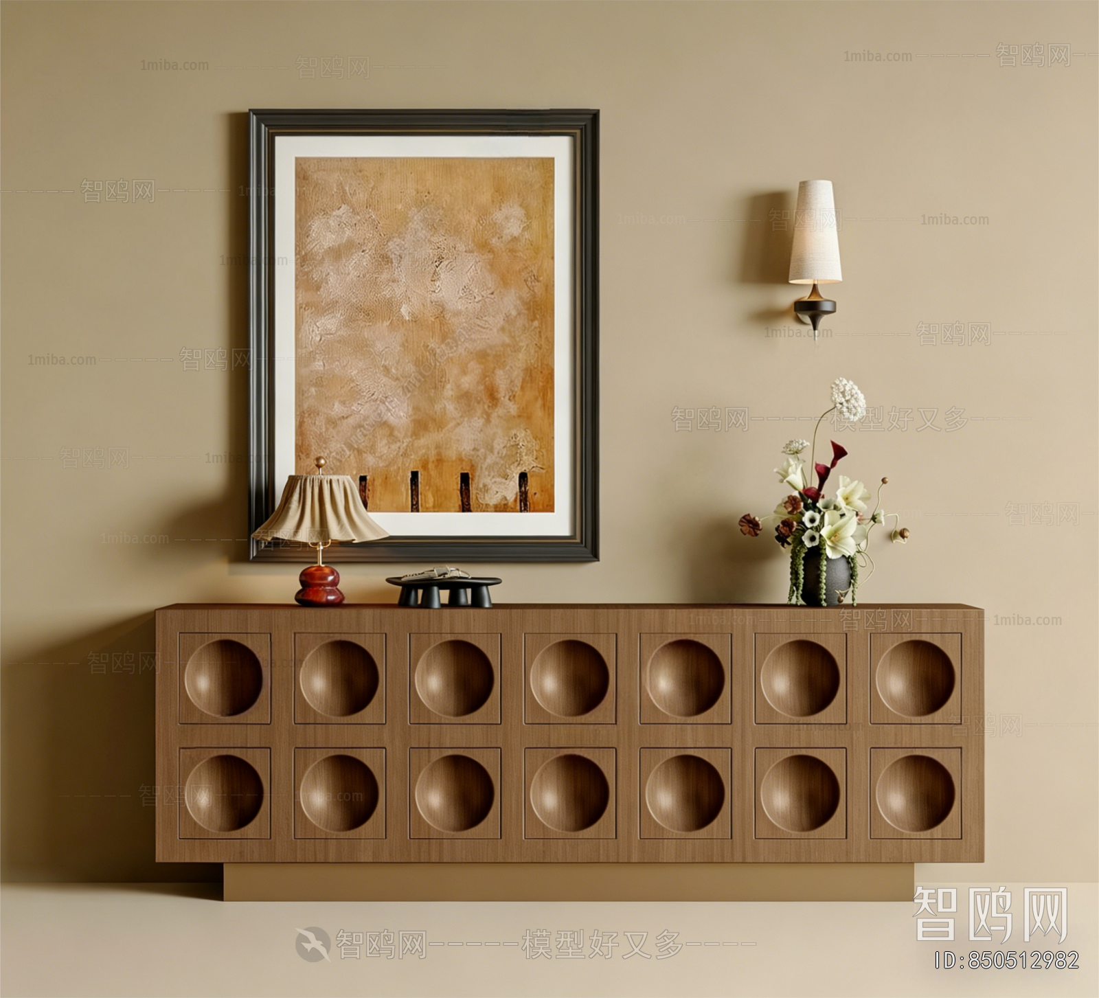 French Style Side Cabinet