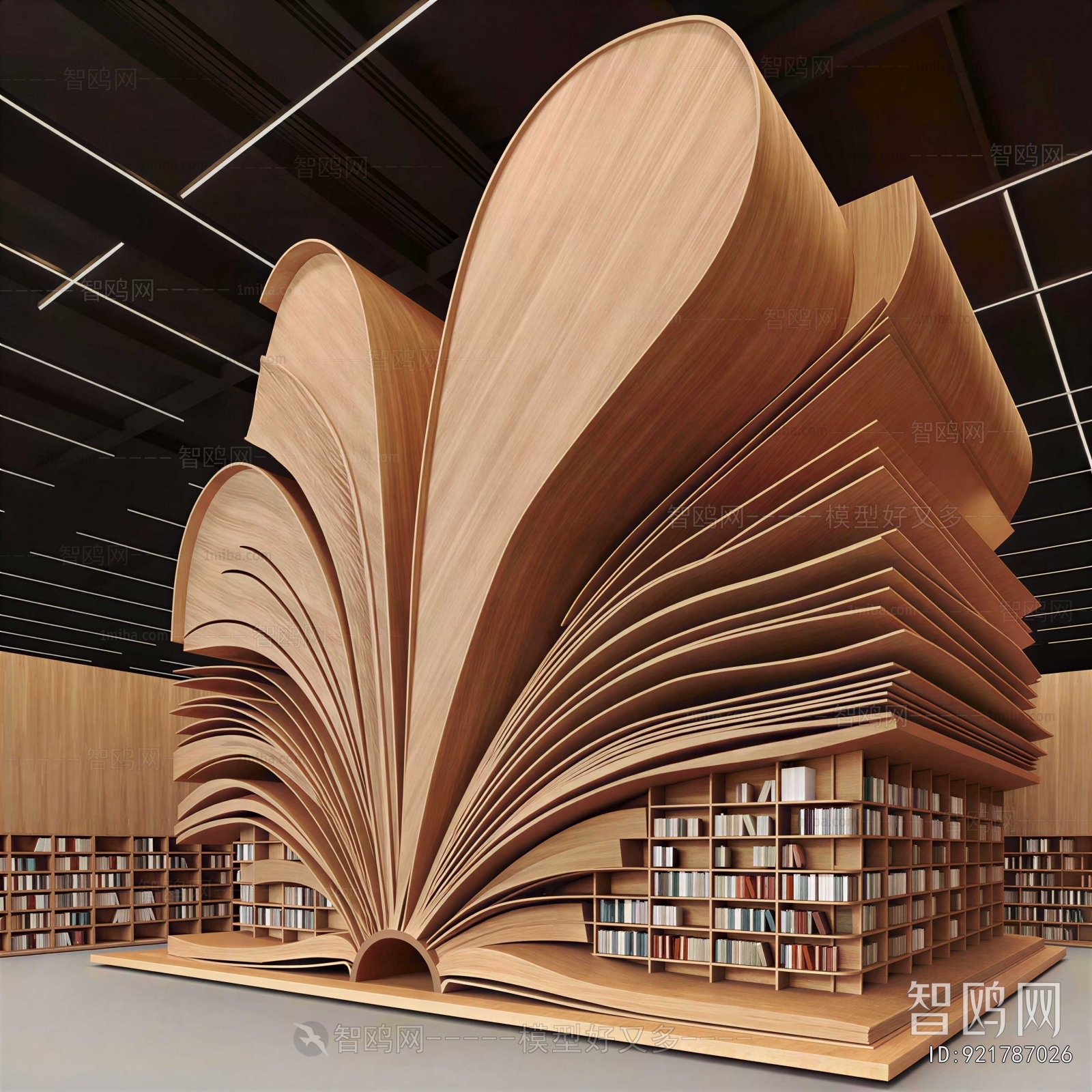 Modern Bookstore Book Bar