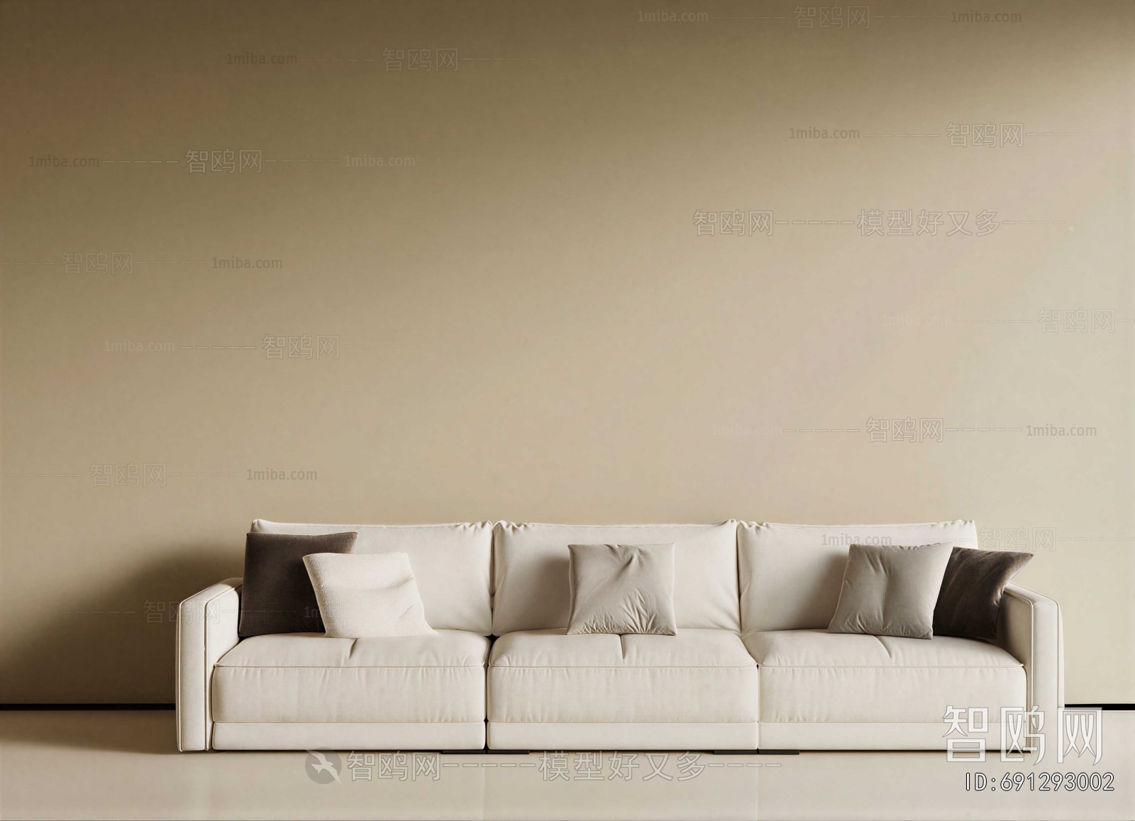 Modern Three-seat Sofa