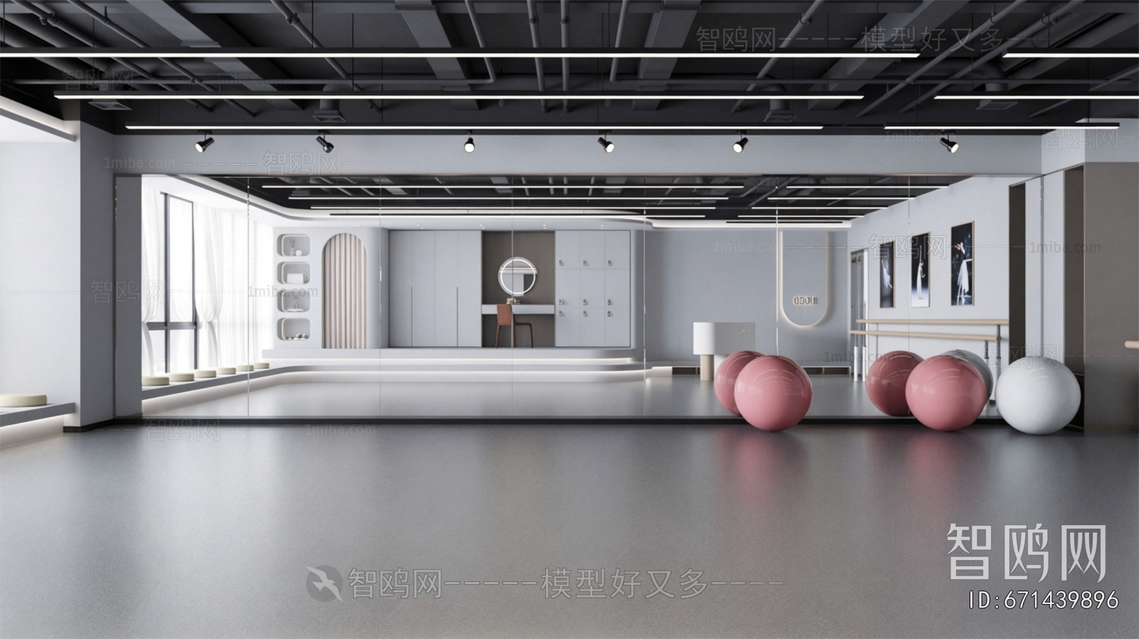 Modern Yoga Room