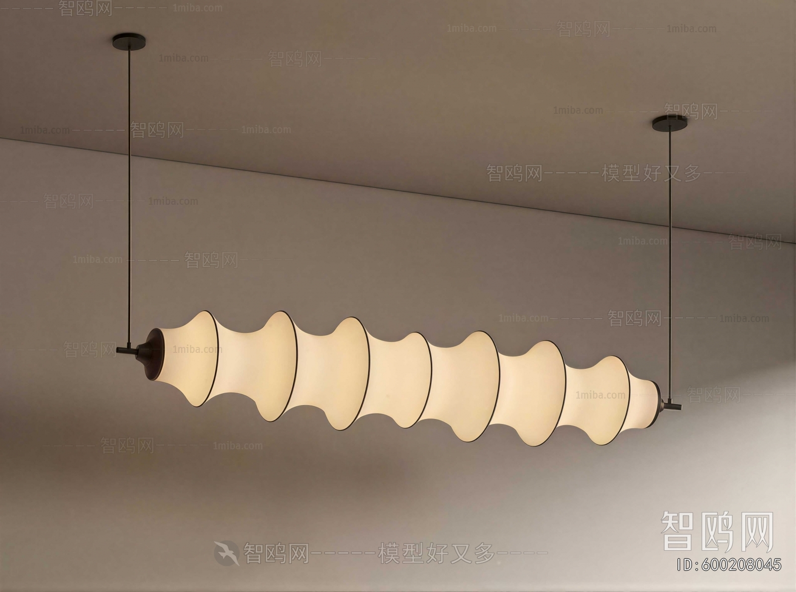 Modern Long Chandelier