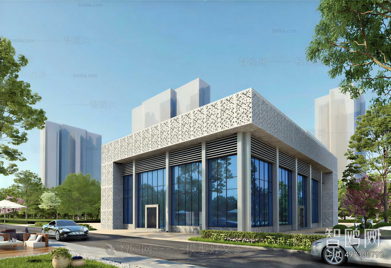 Modern Appearance Of Commercial Building