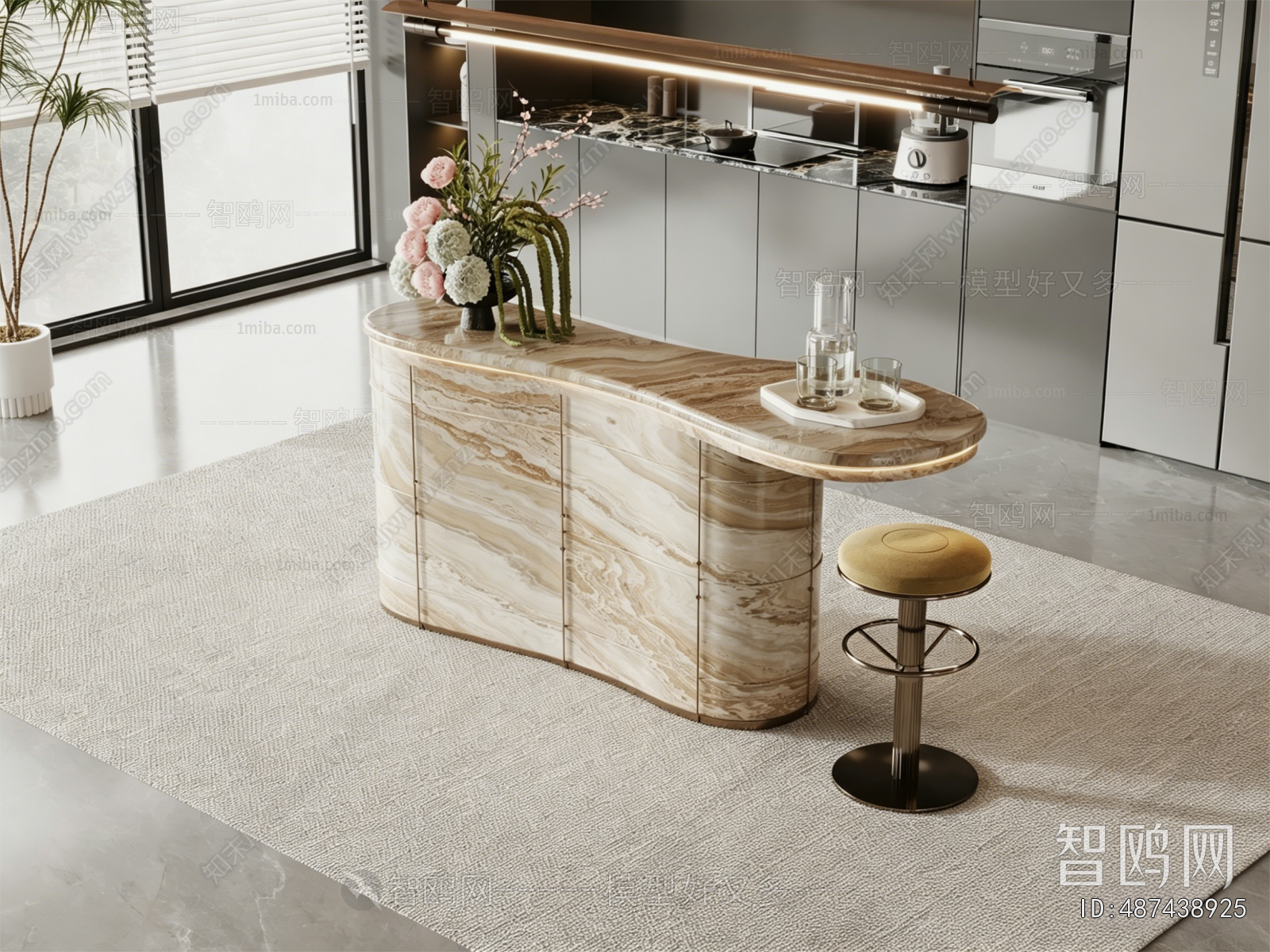 Modern Counter Bar