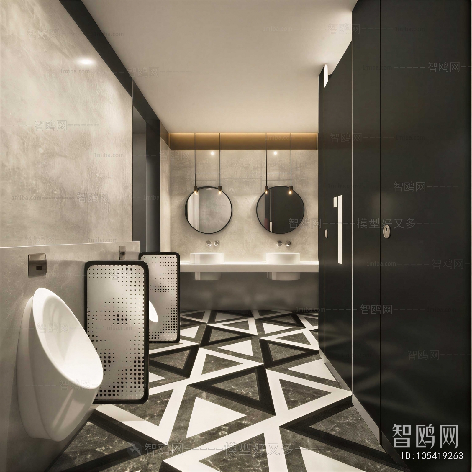 Modern Public Toilet