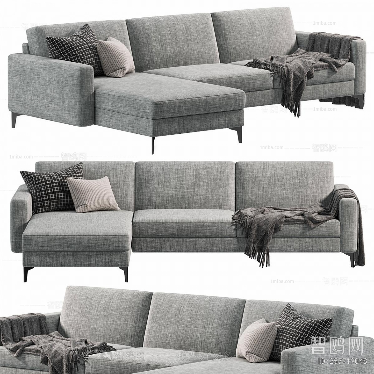 Modern Three-seat Sofa