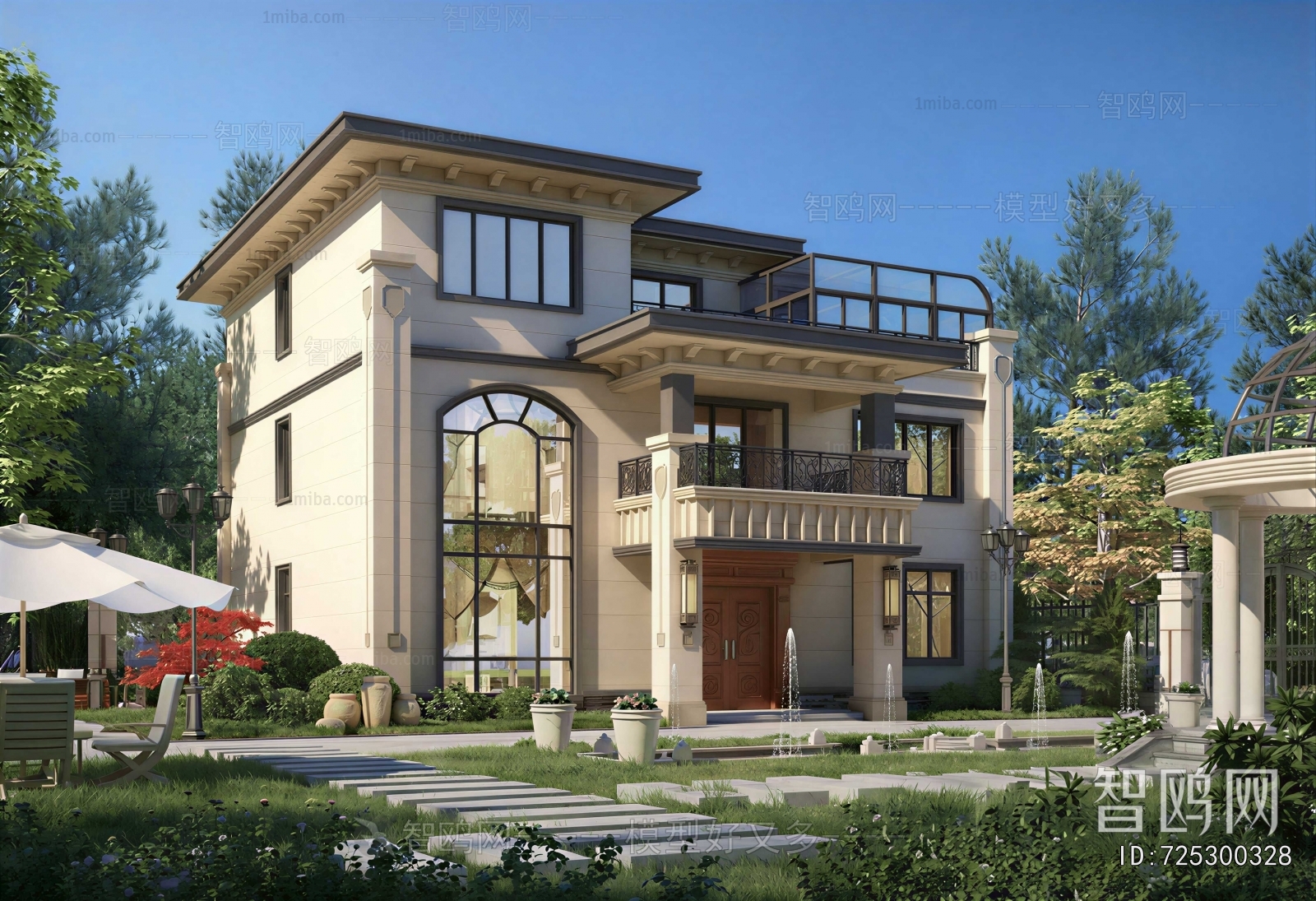 Simple European Style Detached Villa