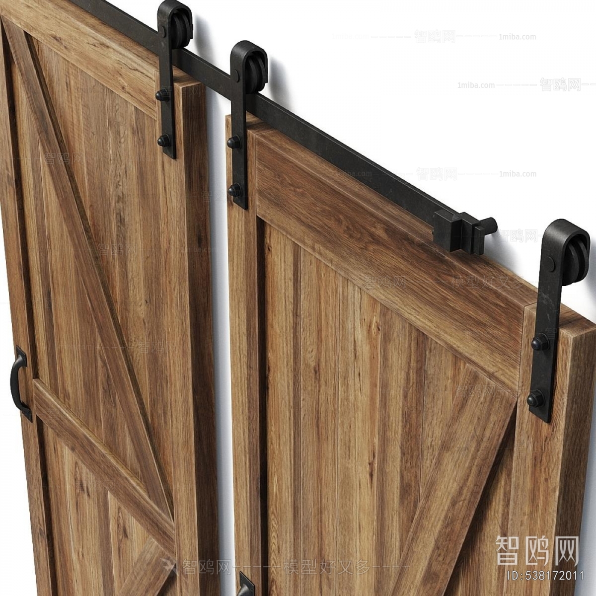Industrial Style Sliding Door